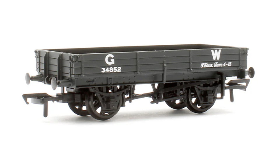 37-941 3 Plank Wagon GWR Grey No.34852