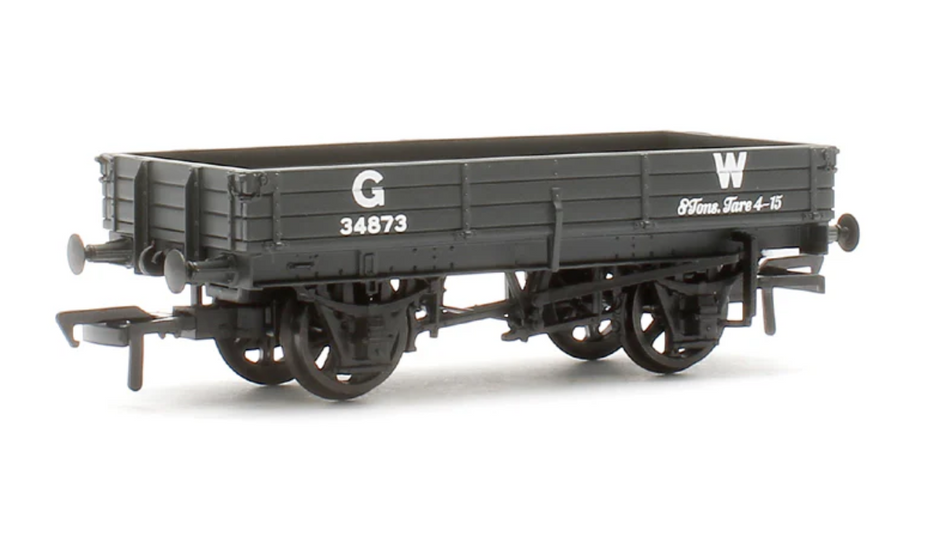 37-941A 3 Plank Wagon GWR Grey No.34873