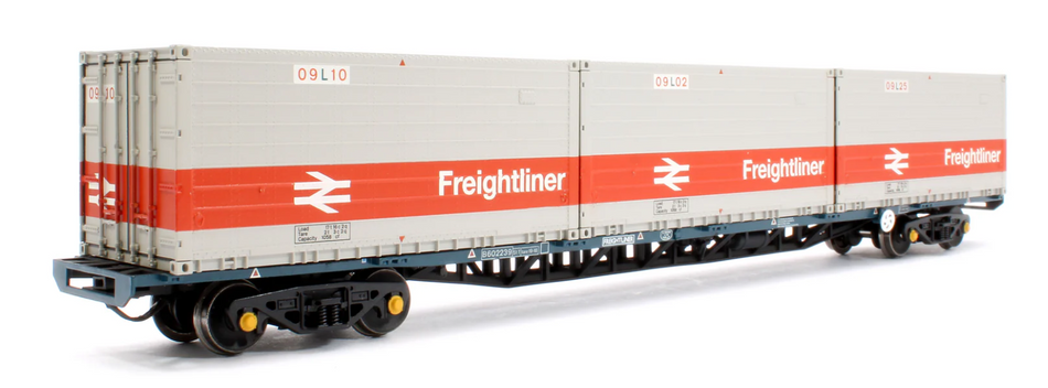 38-626B BR FFA Inner Flat BR Blue No.B602239 3 x Type L Freightliner Containers