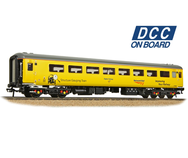 39-682DC BR Mk2F ex-TSO Structure Gauging Train Coach Network Rail Yellow