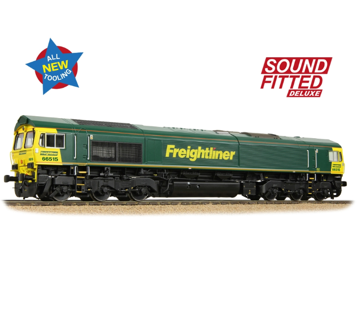 50-001SFX Class 66/5 66515 Freightliner Green
