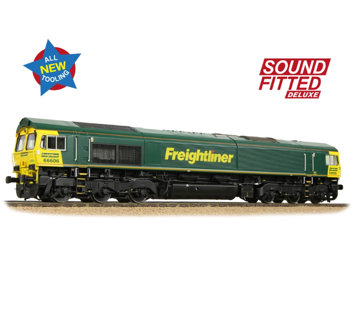 50-002SFX Class 66/6 66606 Freightliner Green