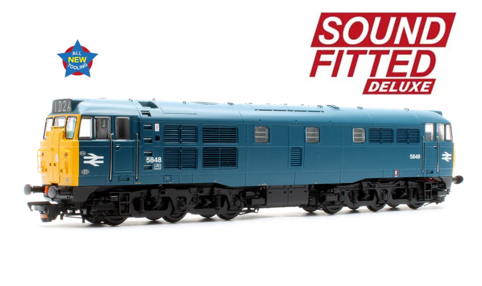 35-803ASFX Class 31/1 5848 BR Blue Diesel Locomotive - DCC Sound Deluxe