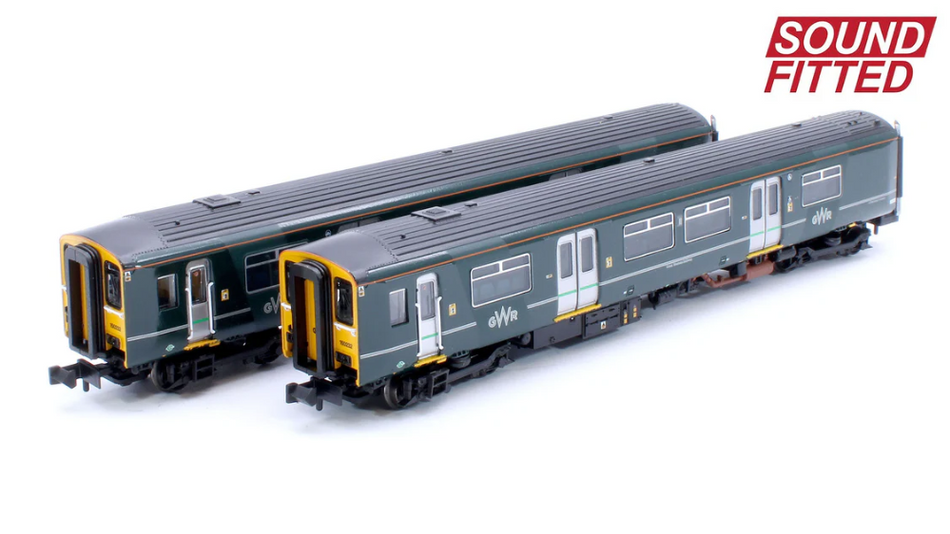 371-337SF Class 150/2 2-Car DMU 150232 GWR Green (FirstGroup) - DCC Sound