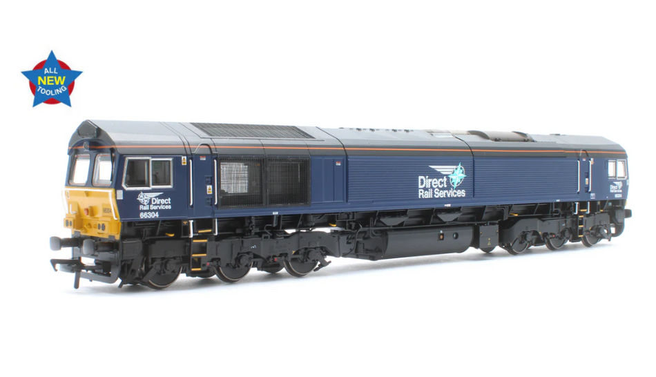50-009 Class 66/3 66304 DRS Compass (Small Logo) Diesel Locomotive