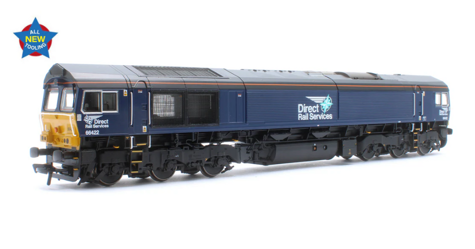 50-010 Class 66/4 66422 'Max Joule 1958-1999' DRS Compass (Small Logo) Diesel Locomotive