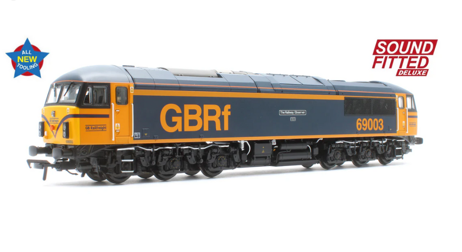 35-778SFX Class 69 69003 'The Railway Observer' GBRf Diesel Locomotive - DCC Sound Deluxe