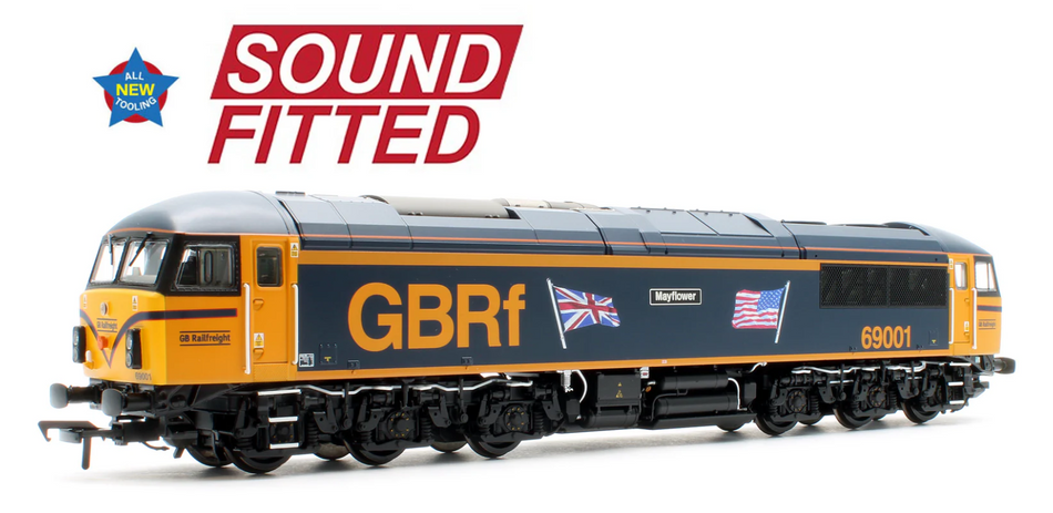 35-776SF Class 69 - 69001 'Mayflower' GBRf (UK & US Flags) SOUND FITTED