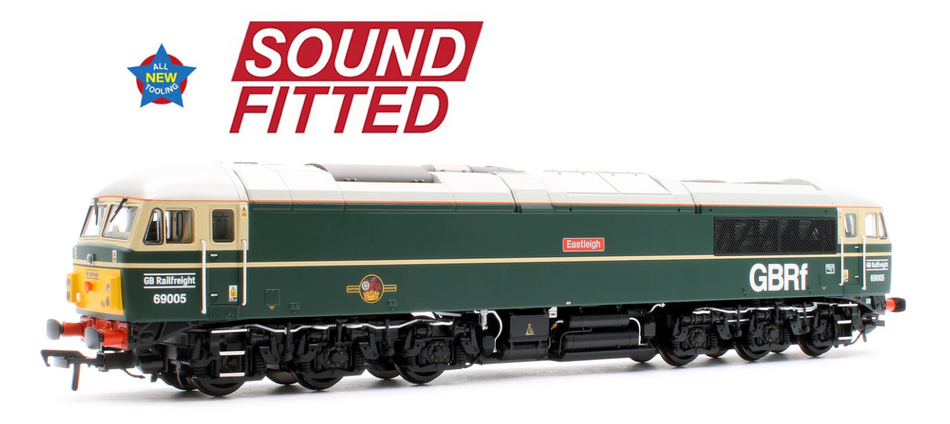 35-780SF Class 69 69005 'Eastleigh' BR Green (Late Crest) (GBRf) Diesel Locomotive - DCC Sound