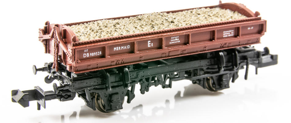 E87539 WSL EFE Rail 14T Mermaid Side Tipping Ballast Wagon Red
