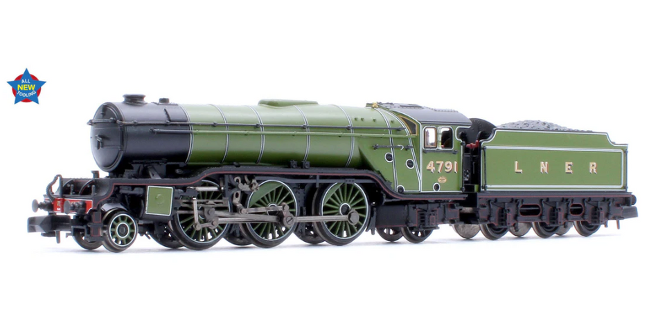 372-610 LNER V2 4791 LNER Lined Green (Original) Steam Locomotive