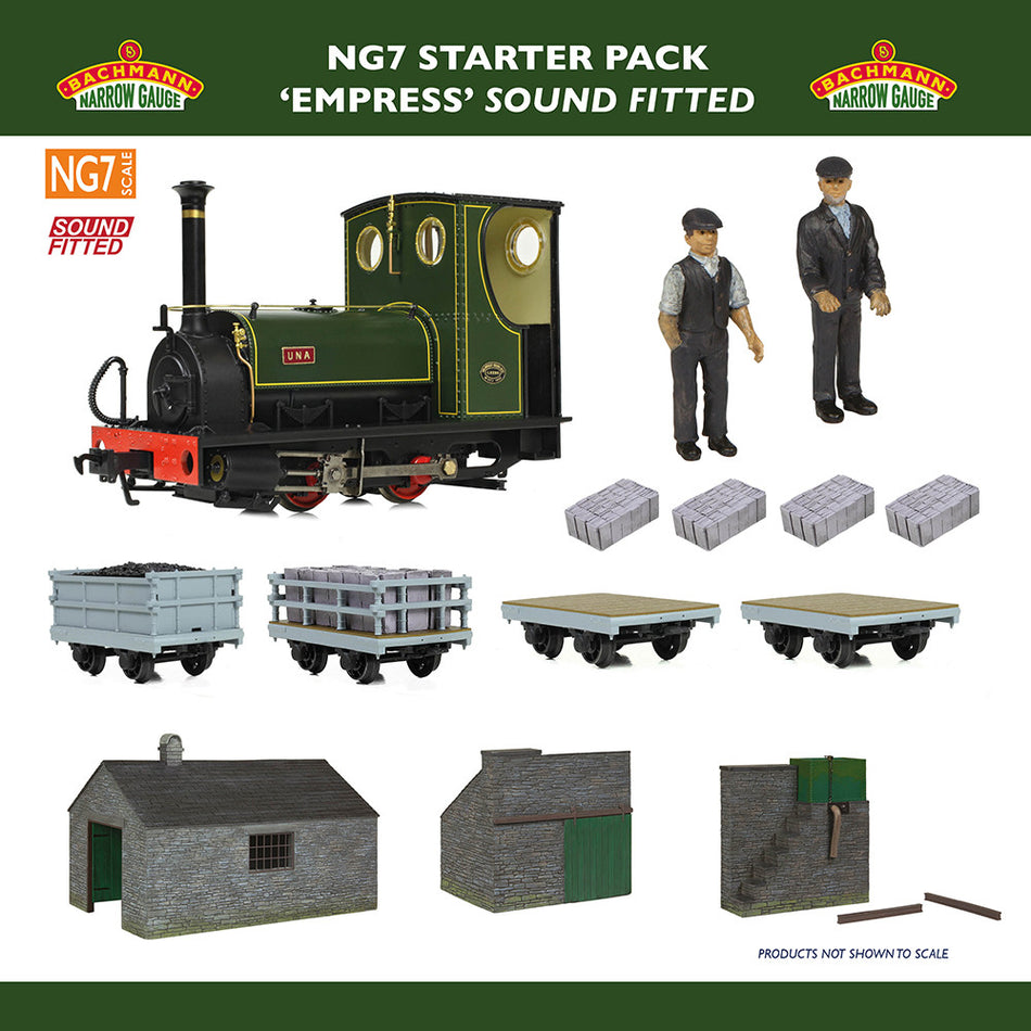 70-002SF Narrow Gauge (NG7) Empress Starter Pack - Sound Fitted