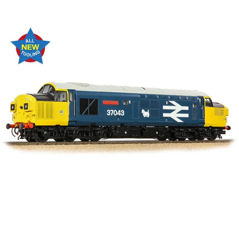 Bachmann 35-304SFX OO Gauge Class 37/0 Split Headcode 37043 'Loch Lomond' BR Blue (Large Logo) Sound Fitted Deluxe
