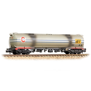 373-563A BR 102T TEA Bogie Tank Wagon 'Conoco/Jet' Grey - Weathered