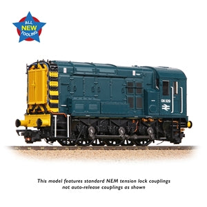 Bachmann 35-925 - BR Class 08 08329 - BR Blue/Wasp Stripes
