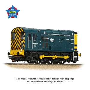 Bachmann 35-921 - BR Class 09 09009 BR Blue/Wasp Stripes