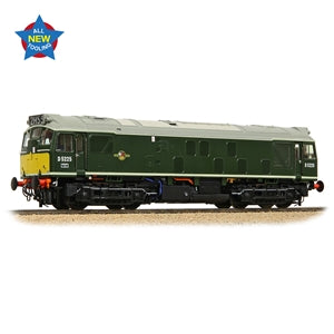 32-343 Class 25/1 D5225 BR Green (Small Yellow Panels)