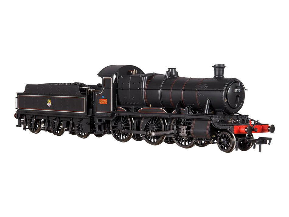 4S-043-013 Dapol GWR Mogul 2-6-0 5370 BR Lined Black Early Crest