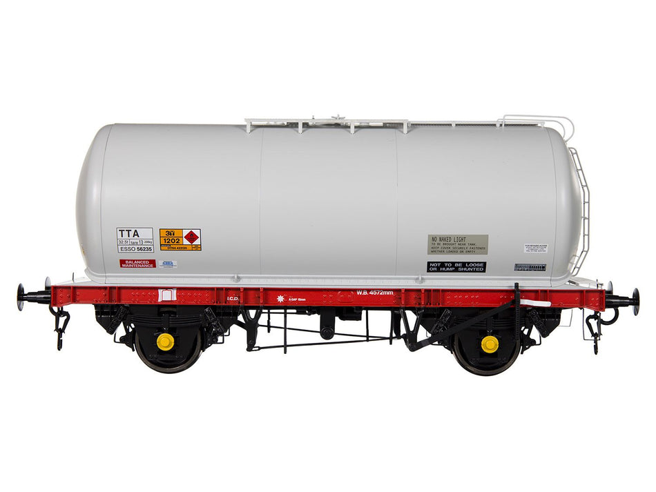 Dapol 7F-064-010 45t TTA Tank Wagon Esso Red/Grey Chassis 56235