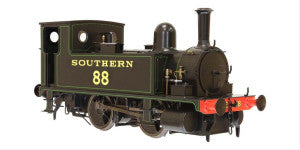 7S-018-003 LSWR B4 0-4-0T Southern Black No.8