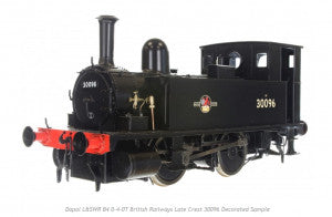 7S-018-005S LSWR B4 0-4-0T 30096 Late Crest Sound Fitted