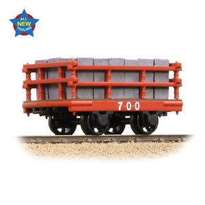 73-028 Dinorwic Slate Wagon with sides Red - With Load