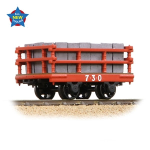 73-028A Dinorwic Slate Wagon with sides Red - With Load