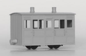 Dundas - OO-9 Ffestiniog and Blaenau Rly 4 Wheel 1st/2nd Class Coach - DM44