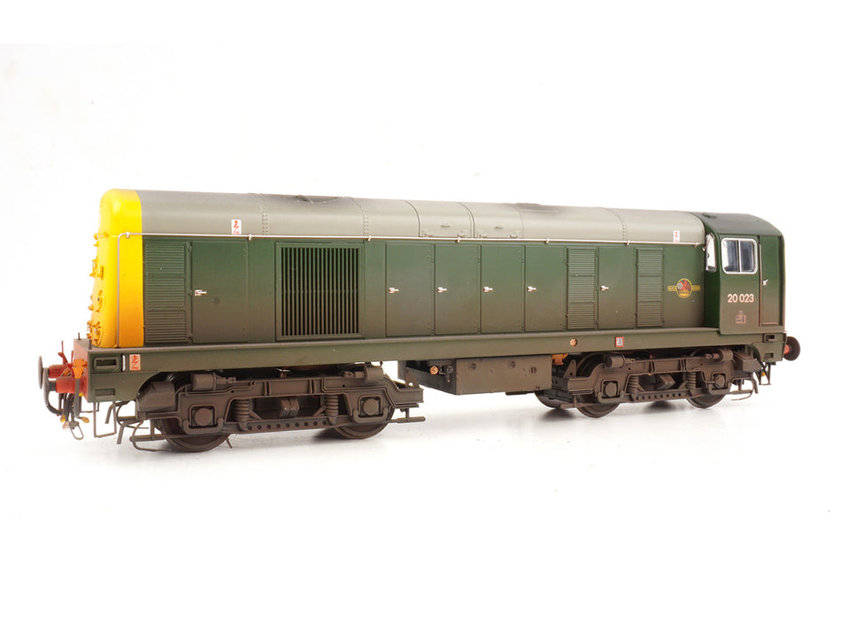 2005 Class 20 Disc Headcode - Full Yellow Ends - No. 20023 - Weathered