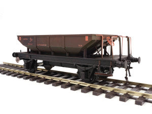 4355 BR Olive (Early) Catfish Ballast Hopper No.DB992624 Weathered