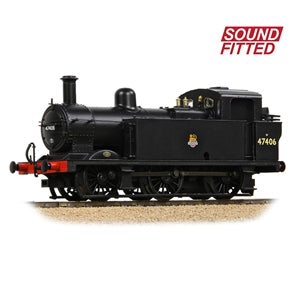 32-231BSF LMS Fowler 3F (Jinty) 47406 BR Black (Early Emblem) - Sound Fitted