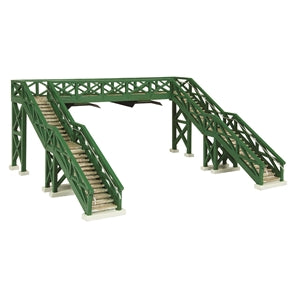 44-0196B Narrow Gauge (OO9) Wooden Footbridge - Green