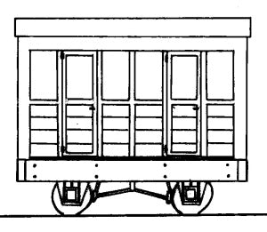 Dundas - OO-9 Freelance 2 Compartment 4 Wheel Coach - DM04A