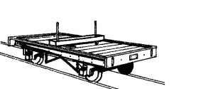 Dundas - OO-9 Freelance Single Bolster Wagon - DM9