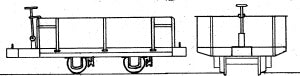 Dundas - OO-9 Ffestiniog Rly 4 Wheel Hudson Steel Bodied Open Wagon - DM31