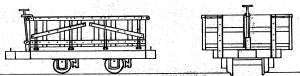 Dundas - OO-9 Hudson 4 Wheel Wooden Bodied Drop Door Open Wagon - DM32