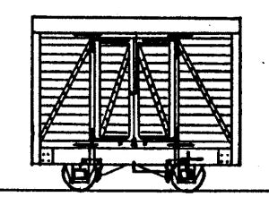 Dundas - OO-9 4 Wheel Goods Van - DM35