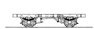 Dundas - OO-9 Tralee and Dingle Railway 4-Wheel Chassis - DM73