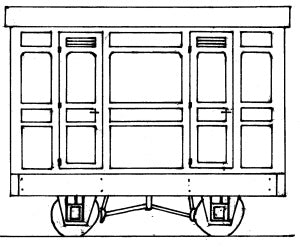 Dundas - OO-9 Freelance Panelled 4 Wheel 3rd Class - DM75