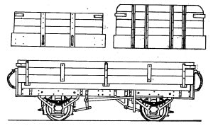 Dundas - OO-9 Irish Narrow Gauge Open Wagon - DM77