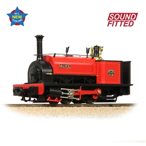 71-025SF Quarry Hunslet 0-4-0ST 'Alice' Dinorwic Quarry Red - Sound Fitted