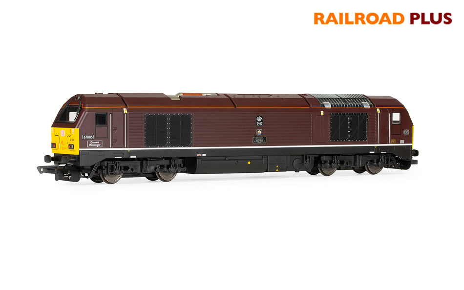 R30323 Class 67 67 0005 Queens Messenger DB Schenker Railroad Plus Enhanced Livery