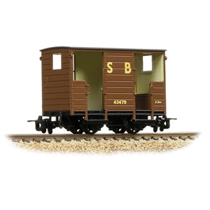 393-101A RNAD Open-End Brake Van Statfold Barn Railway Brown