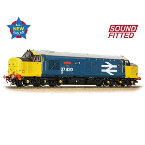 35-335SF Bachmann Class 37/4 37430 'Cwmbran' BR Blue Large Logo - Sound Fitted
