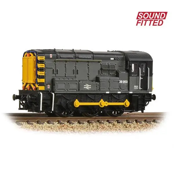 371-007ASF Graham Farish Class 08 08953 in BR Engineers grey - Digital sound fitted