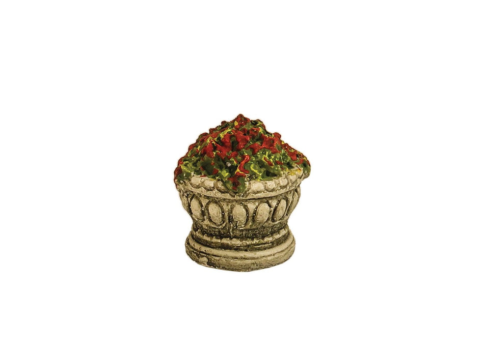 Harburn Hamlet - OO Ornate Garden Urn with Flowering Plants - CG245