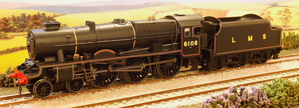 R3517 Hornby Class 7P 'Royal Scot' 4-6-0 6108 "Seaforth Highlander" in LMS black - "The Final Day"