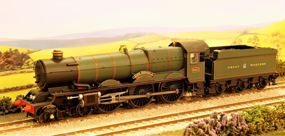R3534 Hornby Class 6000 'King' 4-6-0 6023 "King Edward II" in GWR green with garter crest