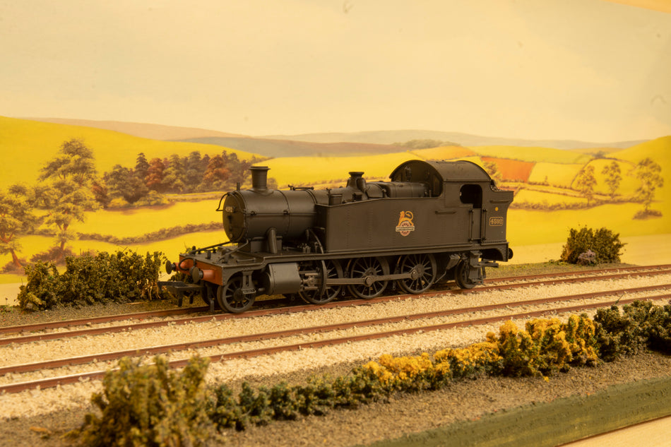 32-137A Bachmann Class 4575 'Small Prairie' 2-6-2T 4592 in BR black with early emblem - weathered