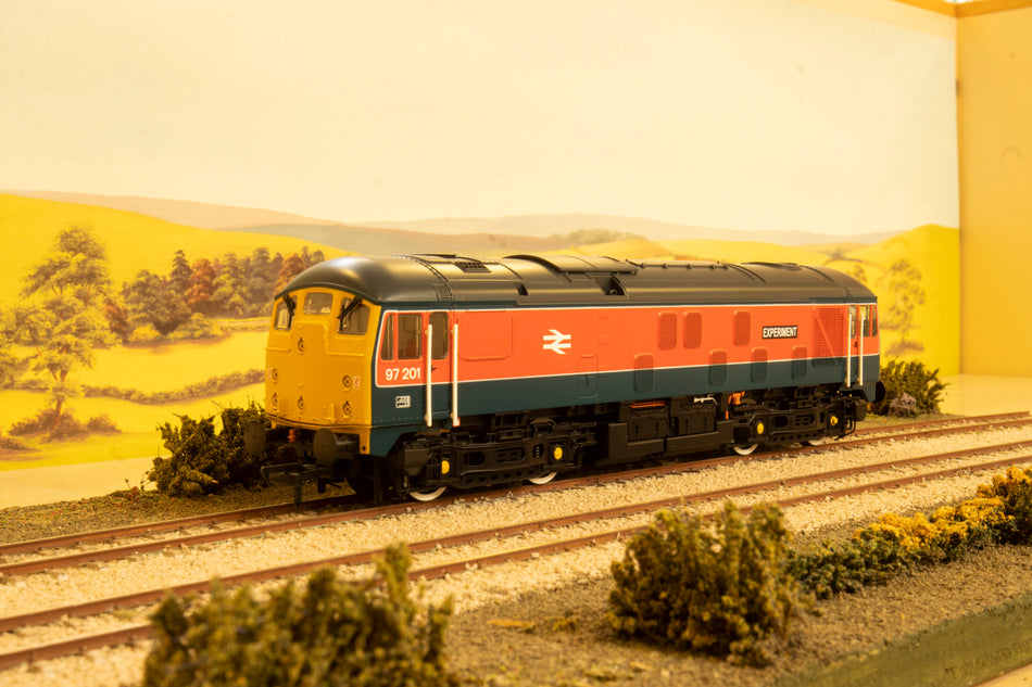 32-444 Bachmann Class 24 97201 "Experiment" in BR research department red and blue
